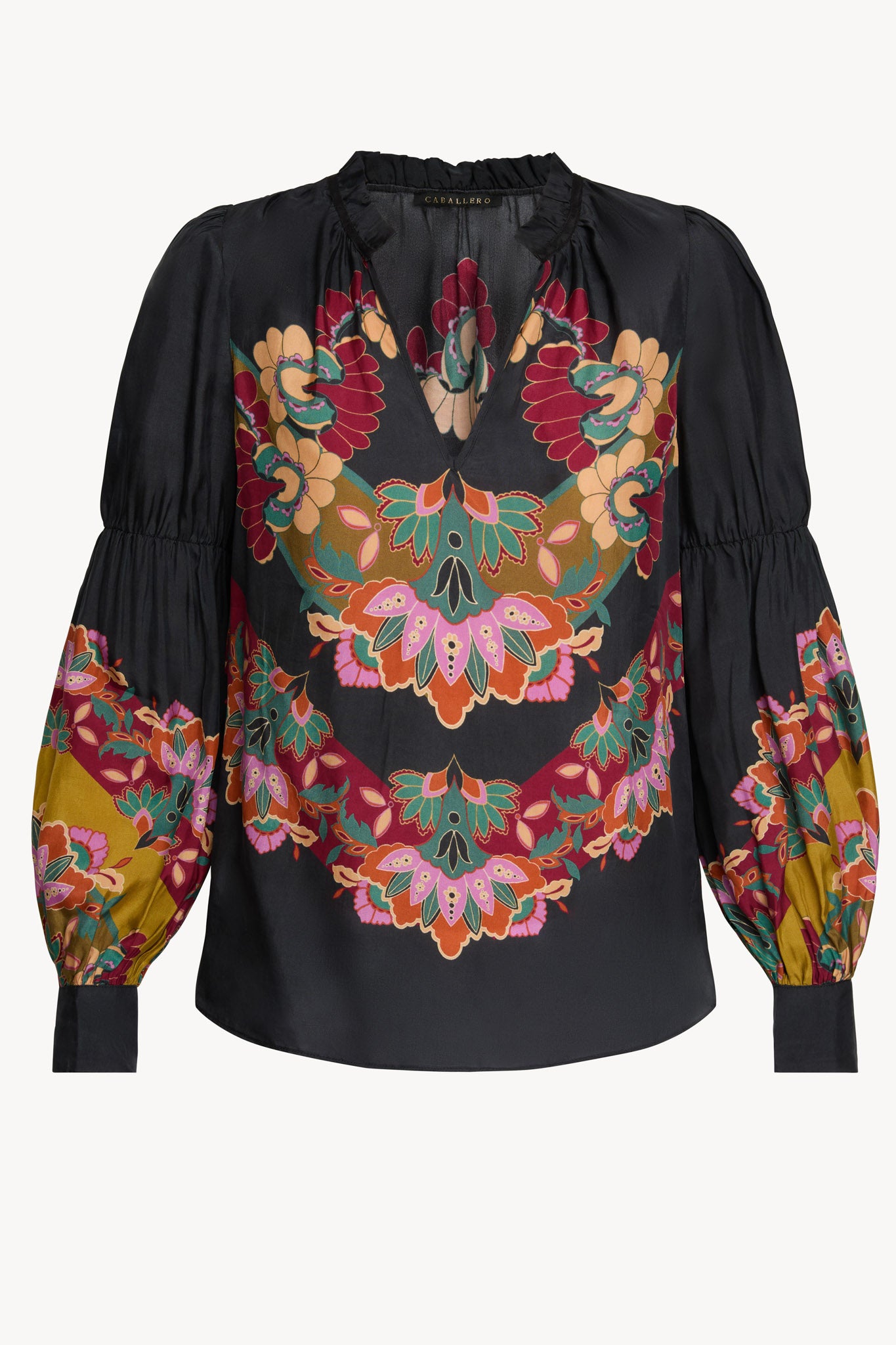 Jillian Top in Lacquer Bush Lily