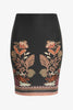 Reed Skirt in Crouching Cheetah Black