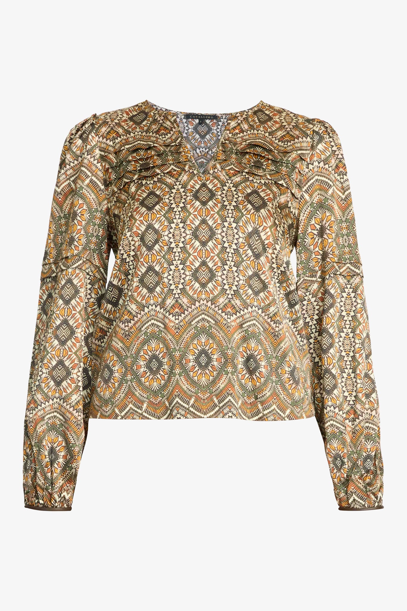 Pearl Top in Tribal Geo