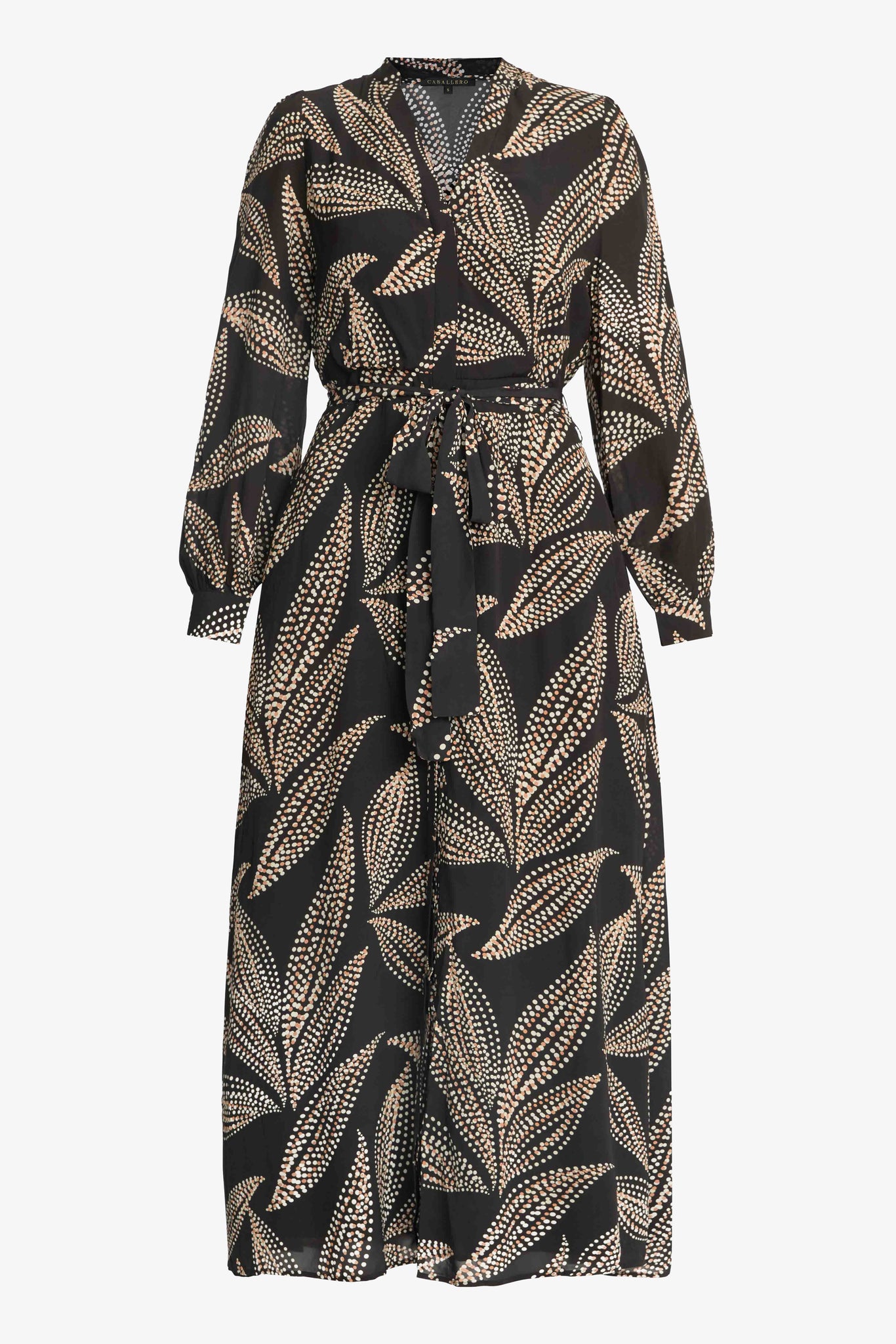 Azura Dress in Star Dust Leaf