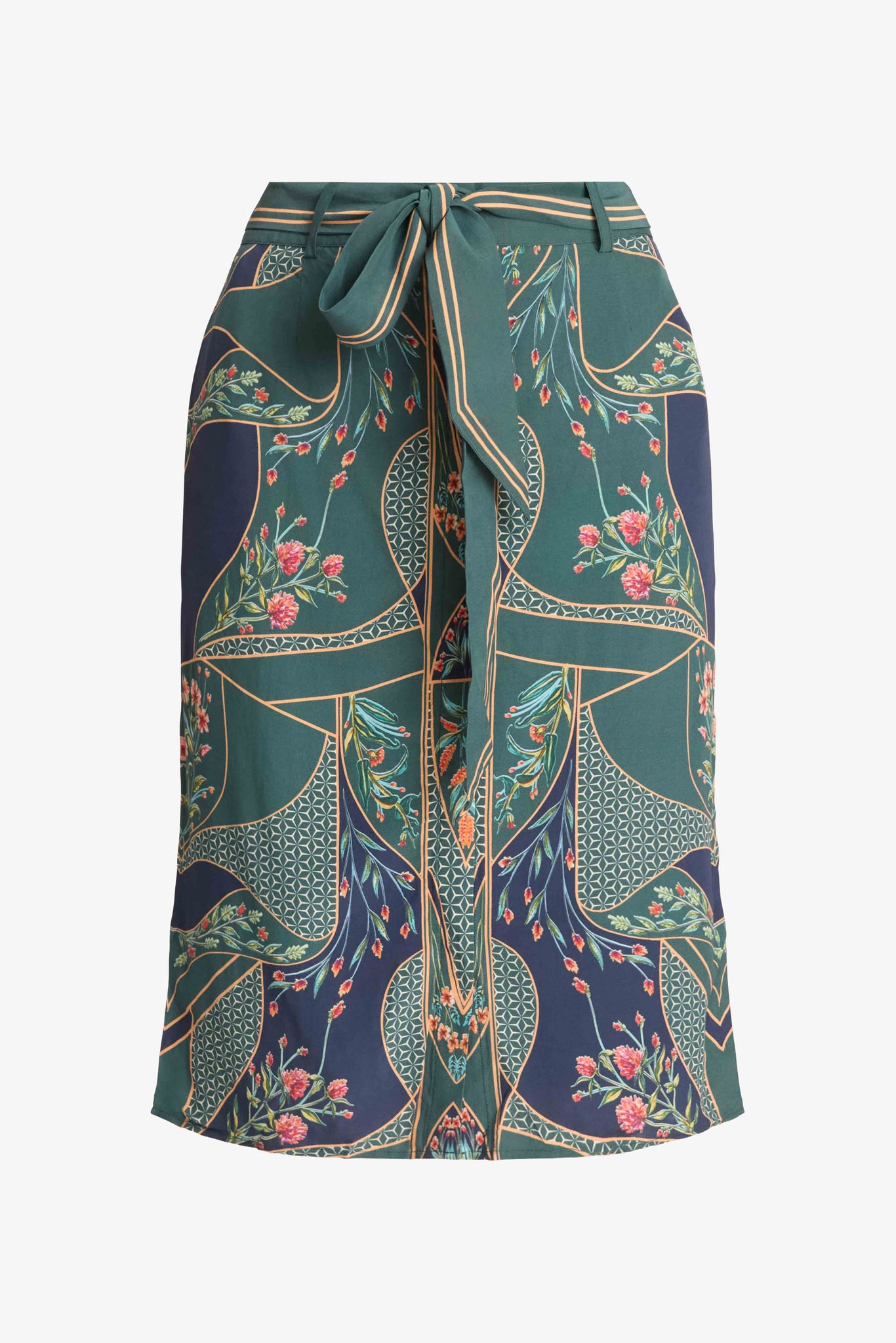 Sora Skirt in Patchwork Flower