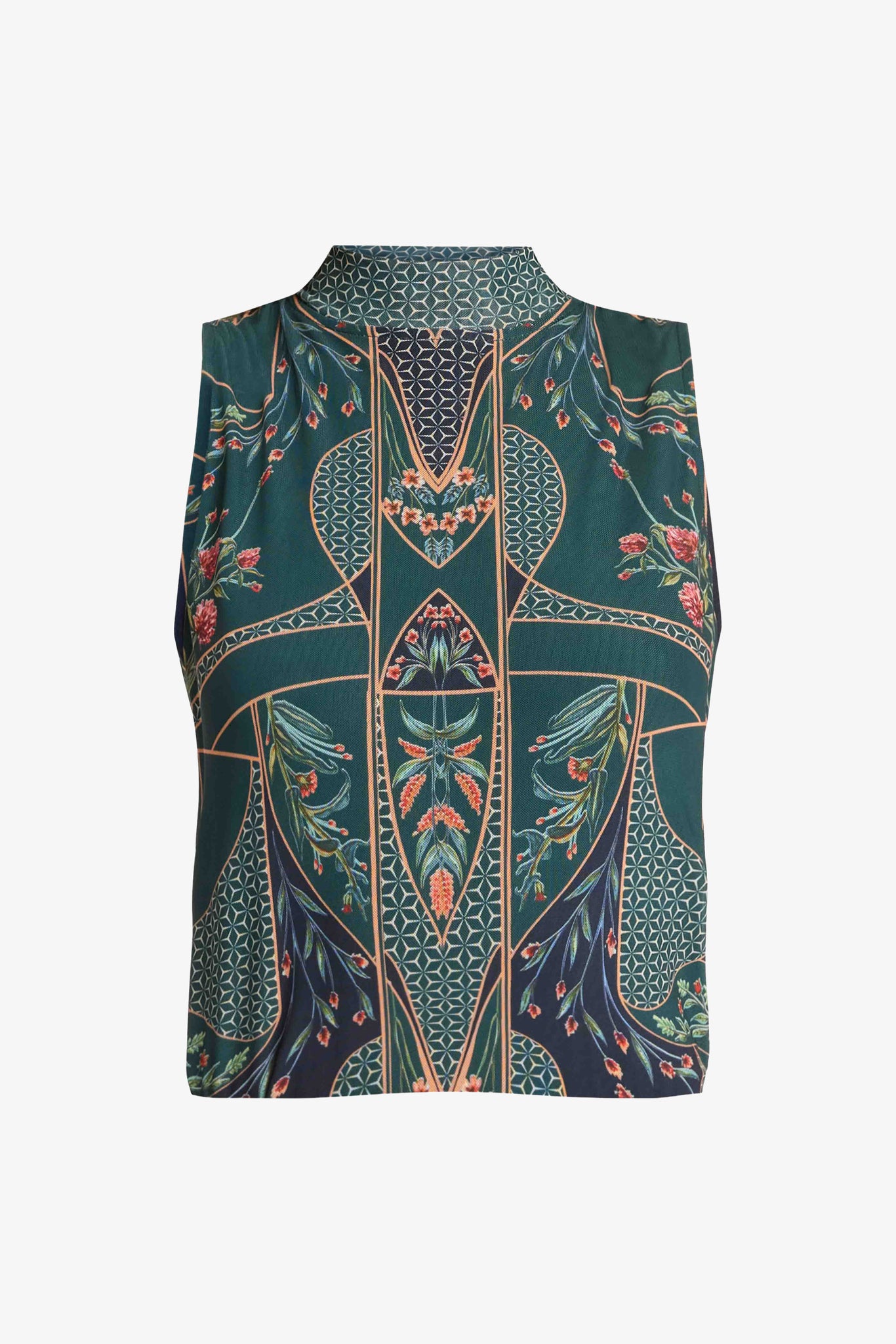 Romi Top in Patchwork Flower