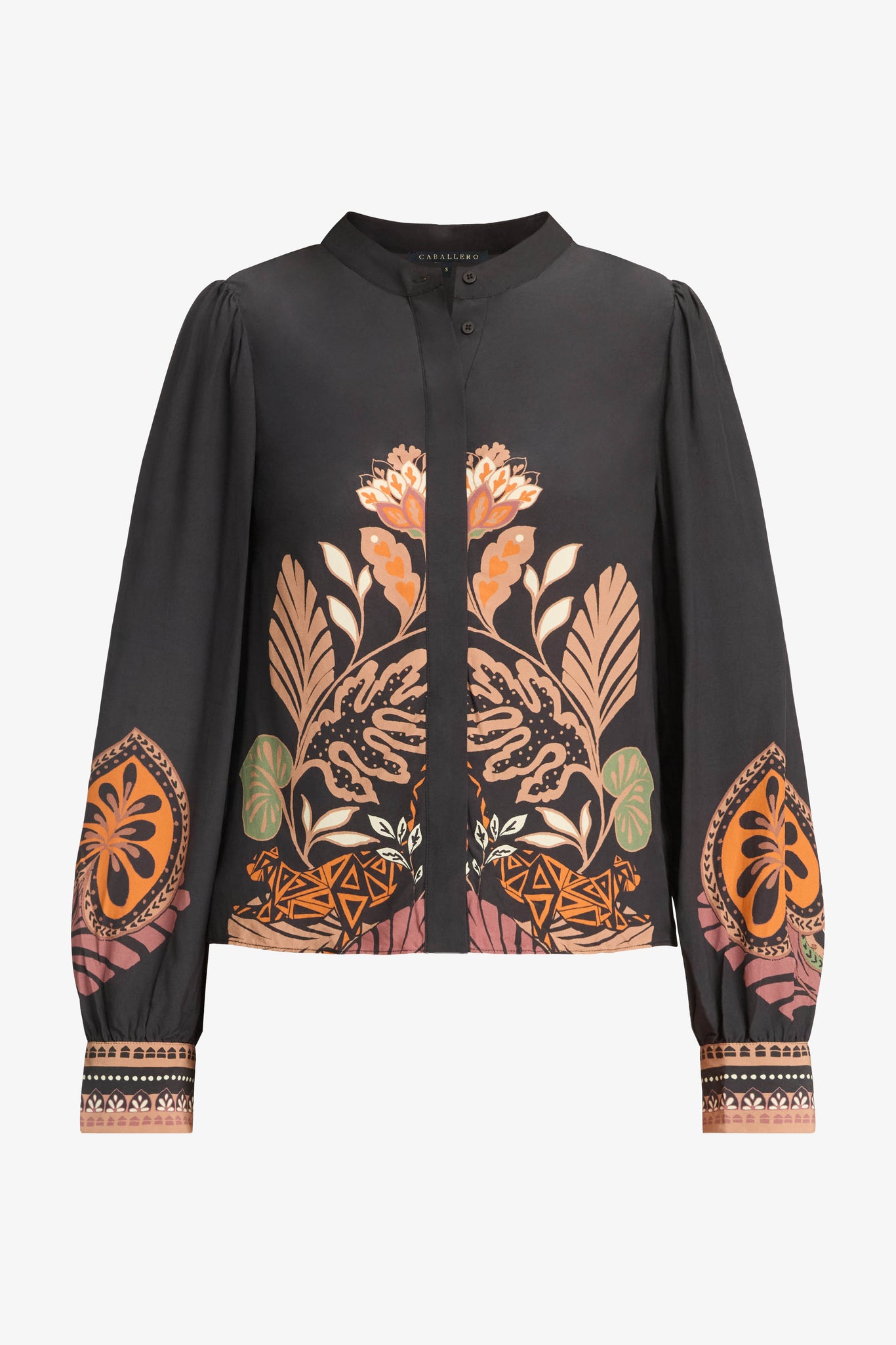 Riley Top in Crouching Cheetah Black