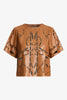 Amo Top in Tobacco Vegan Leather
