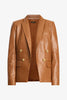 Kindra Jacket in Tobacco Vegan Leather