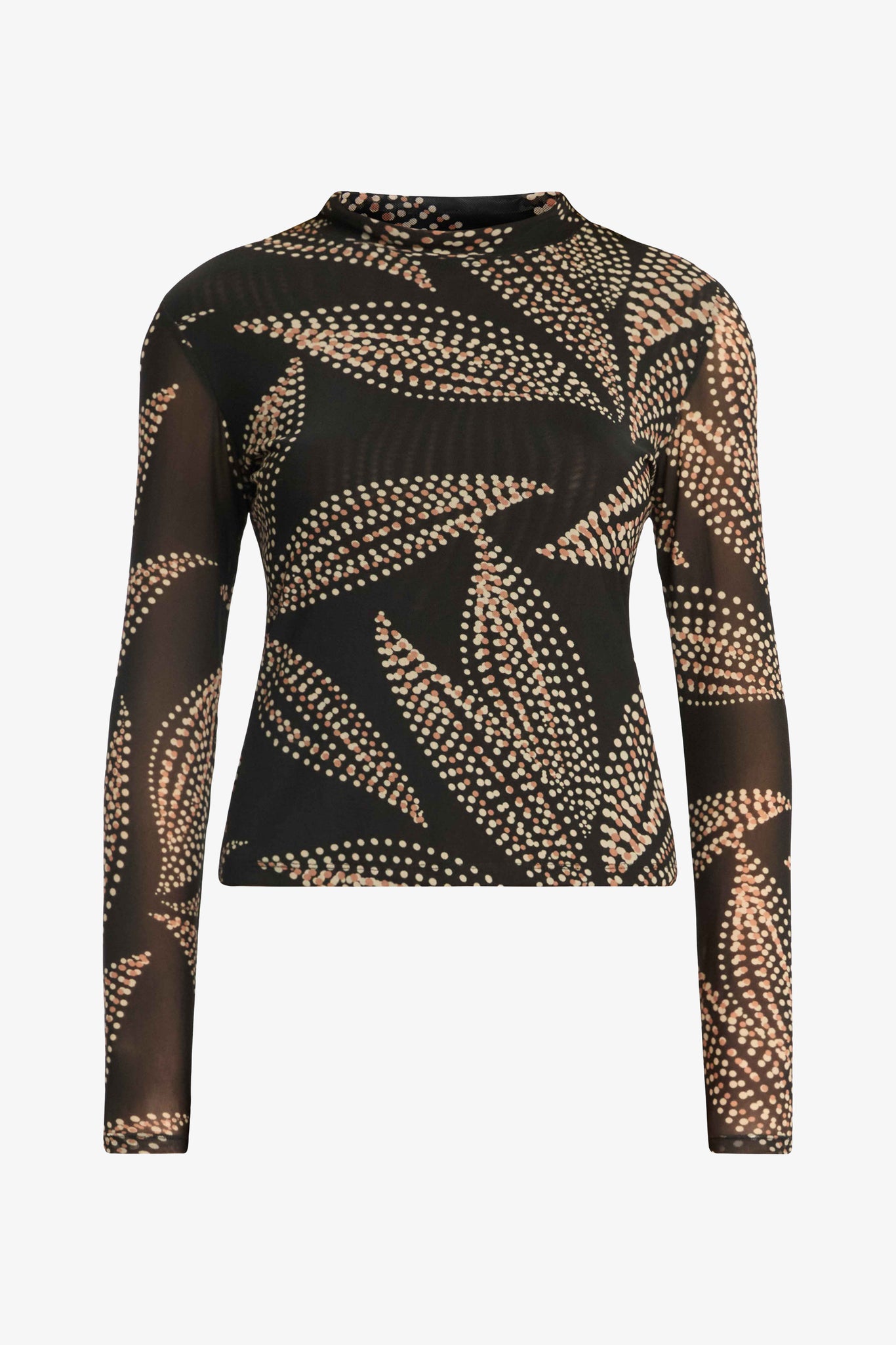 Marta Top in Star Dust Leaf