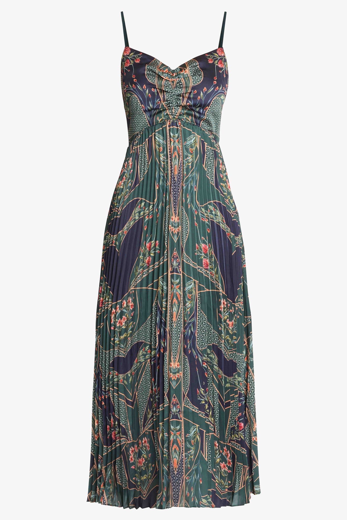 Donna Dress in Patchwork Flower