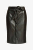 Sora Skirt in Black Vegan Leather