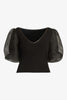 Bako Reversible Blouse in Black