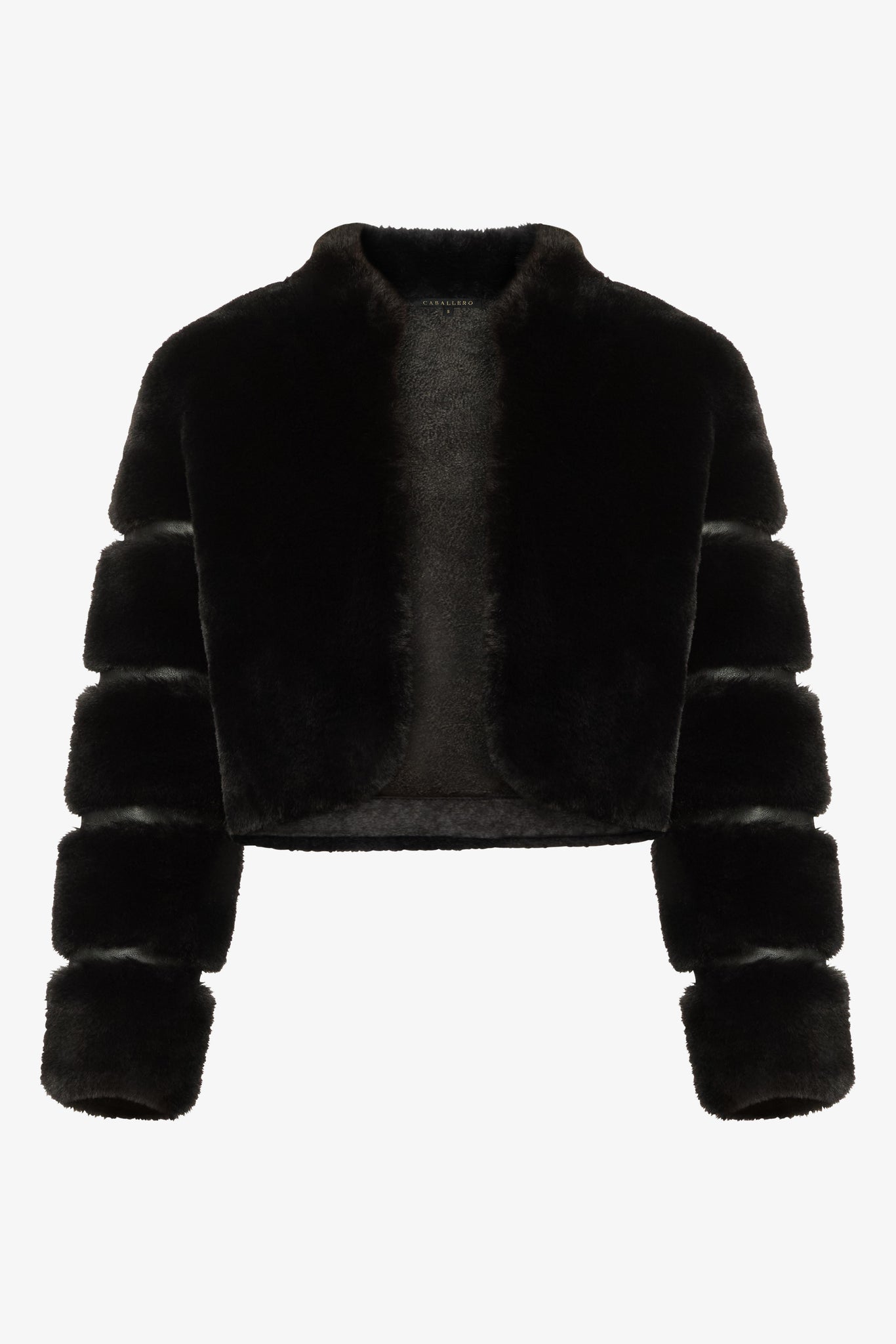 Abril Faux Fur Jacket in Black