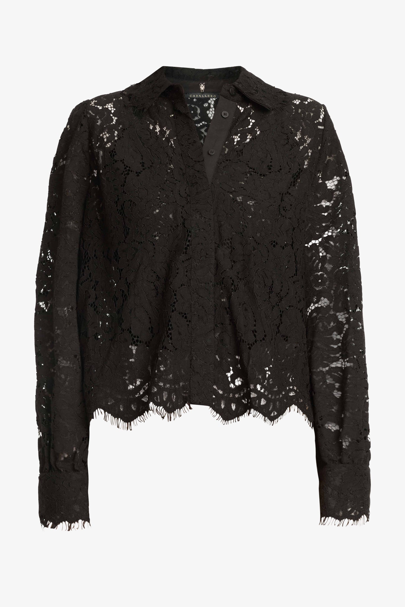 Emmie Top in Black Lace