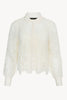 Emmie Top in Antique White Paisley Lace