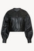 Sabrina Jacket in Black Vegan Leather