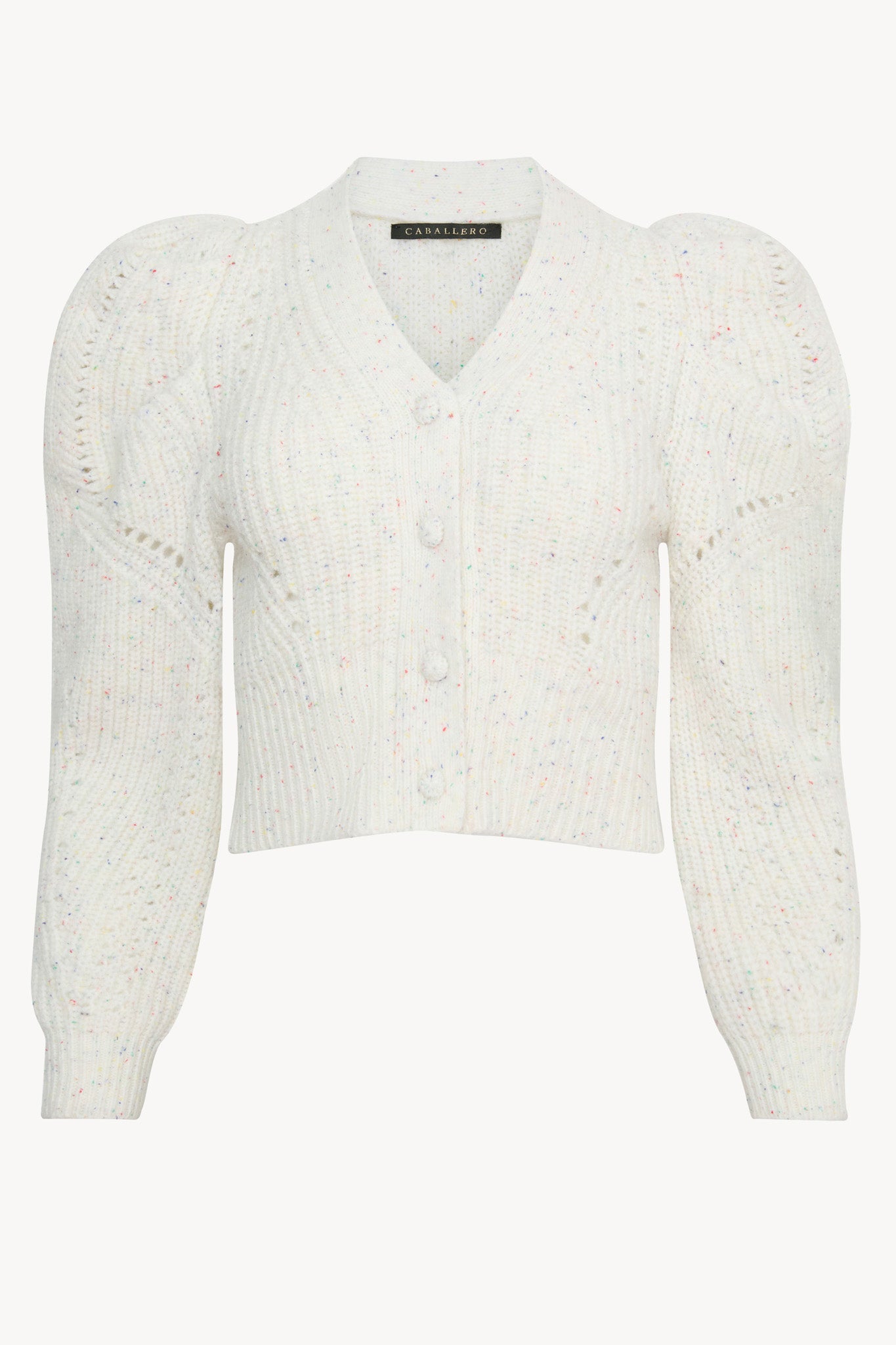 Audra Sweater in Antique White / Gray Morn
