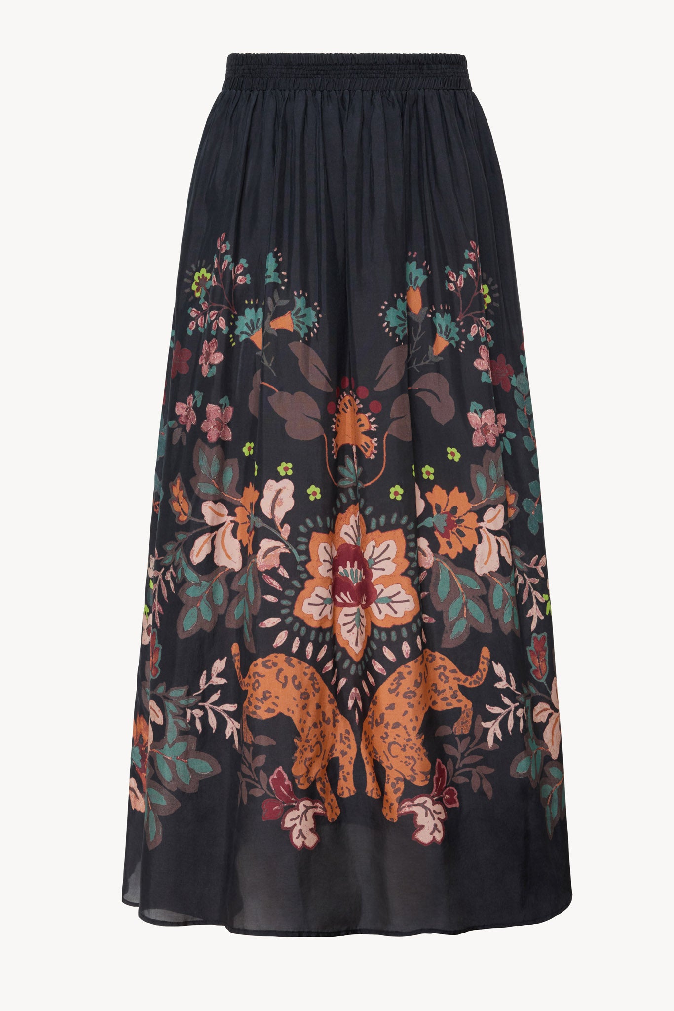 Neyla Skirt in Leopard Peony