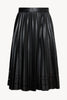 Alana Skirt in Black Vegan Leather