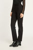 Santi Pant in Black Ponte with Vegan Leather Trim