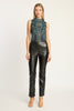 Santi Pant in Black Vegan Leather
