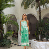 Piper Woodcarved Palm Dress