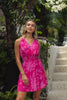 Reagan Dress in Shadow Roses