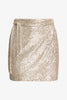 Ashtyn Skirt in Champagne Sequin