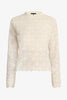 Cierra Top in White / Nude Lace