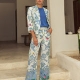 Kinsley Balinese Floral Reversible Blazer