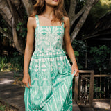 Piper Woodcarved Palm Dress