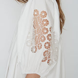 Raine White Embroidered Dress FINAL SALE