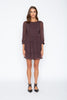 Ana Dress in Peacock Geo