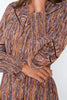 Nickie Dress in Multi Grain Line