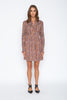 Nickie Dress in Multi Grain Line