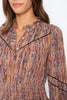 Nickie Dress in Multi Grain Line