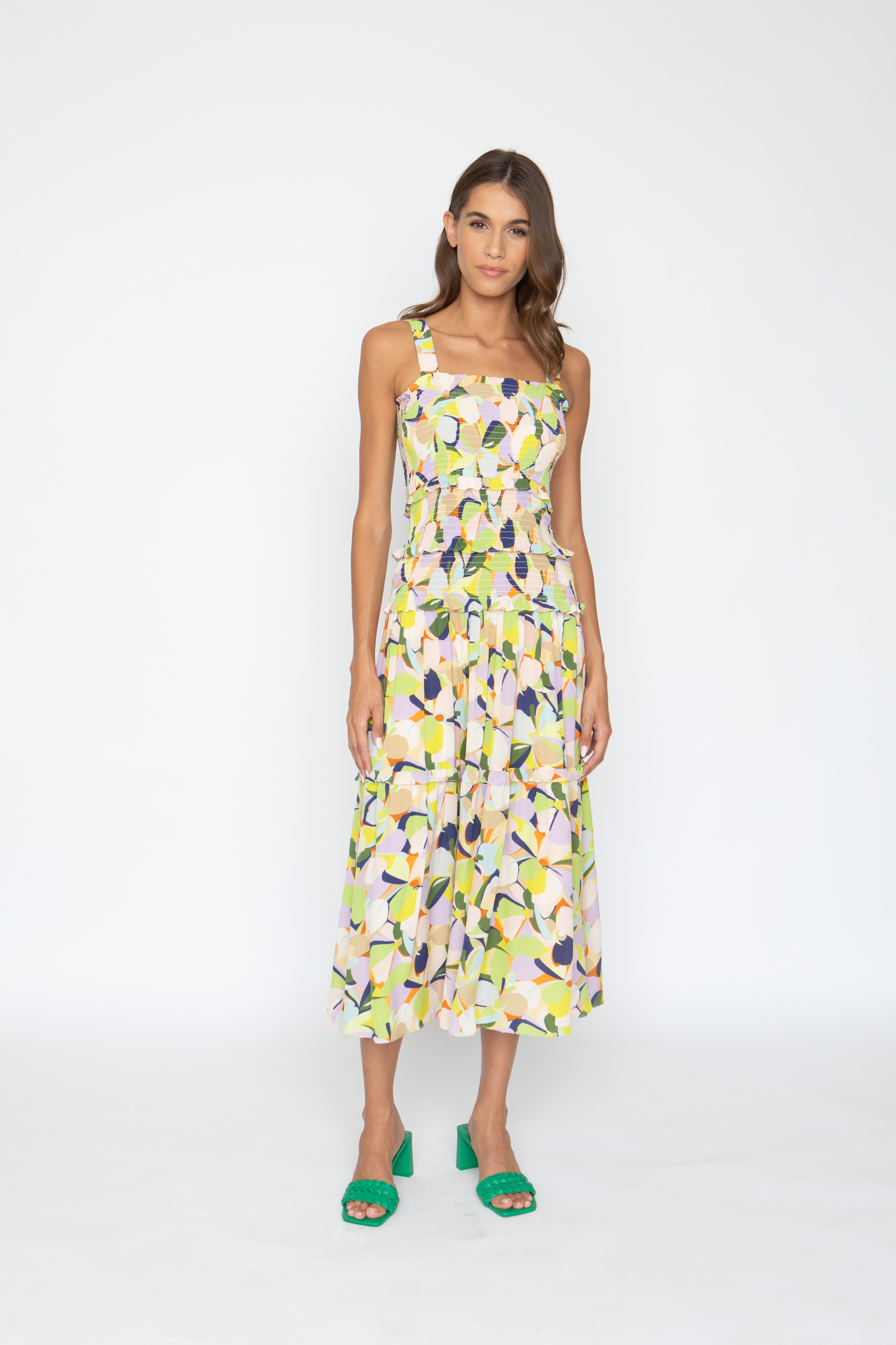 Retro sales flower dress